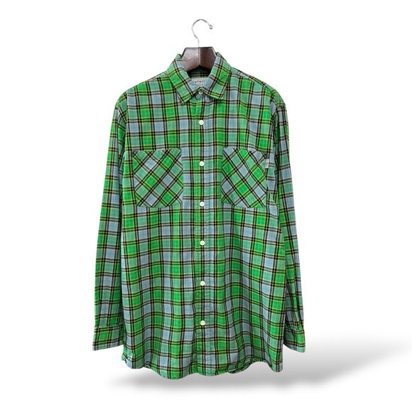 Carhartt Other - Carhartt Green/Blue Plaid Shirt, Medium
